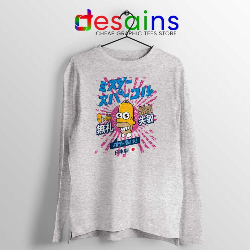 Homer Simpson Mr Sparkle Long Sleeve Tee Rising Sun