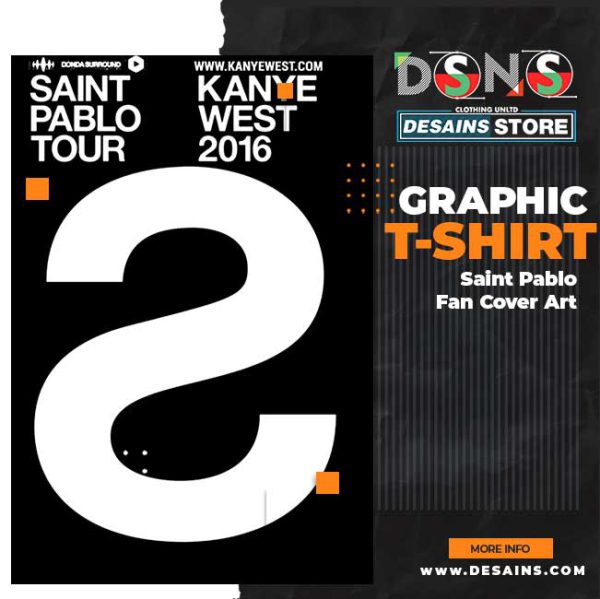 Graphic Tshirt Saint Pablo Tour Kanye West