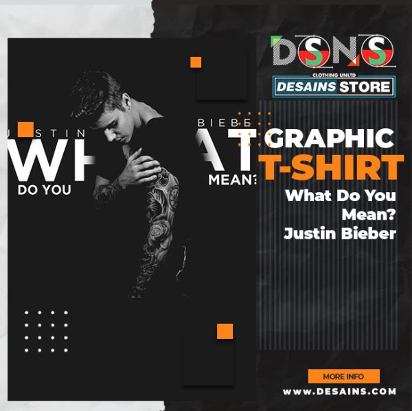 Cover Art What Do You Mean Justin Bieber T-Shirt