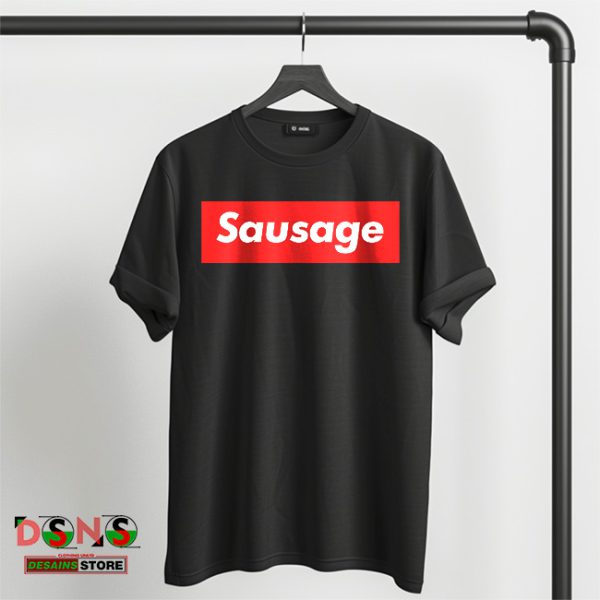 Tshirt Sausage Pizza Logo