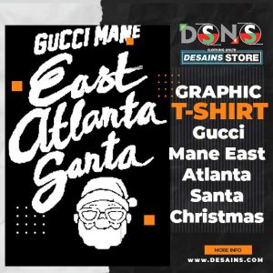 Gucci Mane East Atlanta Santa Christmas Graphic T-Shirt