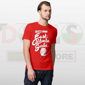 Gucci Mane East Atlanta Santa Christmas T-Shirt