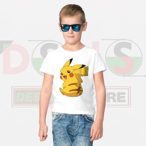 Tshirt White Pikachu Cute Face Pokemon Go