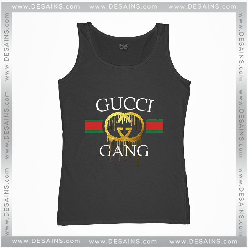 Cheap Tank Top Funny Logo Gucci Gang | DESAINS.COM