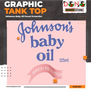 Johnsons Baby Oil Puresi Protection Graphic Tank Top