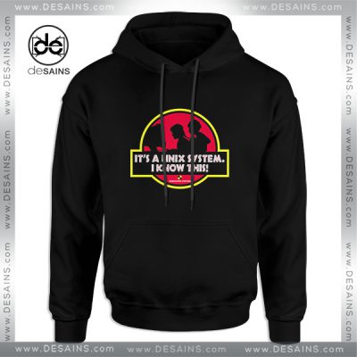 Hoodie Unix System Park Jurassic Park Logo