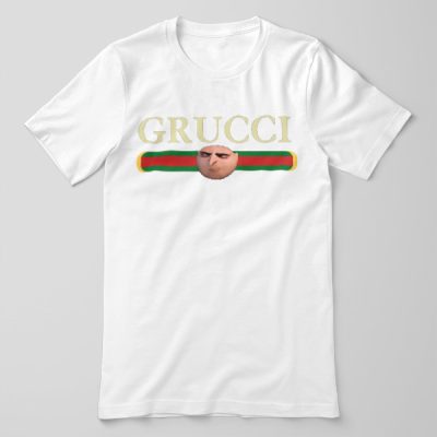 Grucci Despicable Me Gru Tshirt Funny Logo - DESAINS STORE
