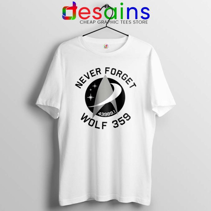 Never Forget Wolf 359 Tshirt Buy Star Trek Tee Shirts Gildan S 3xl 