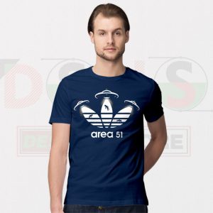 Meme Aliens Location Area 51 Adidas Tshirt