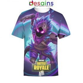 Raven Fortnite Game Tshirt Full Print Designs Tee Shirts S 3XL