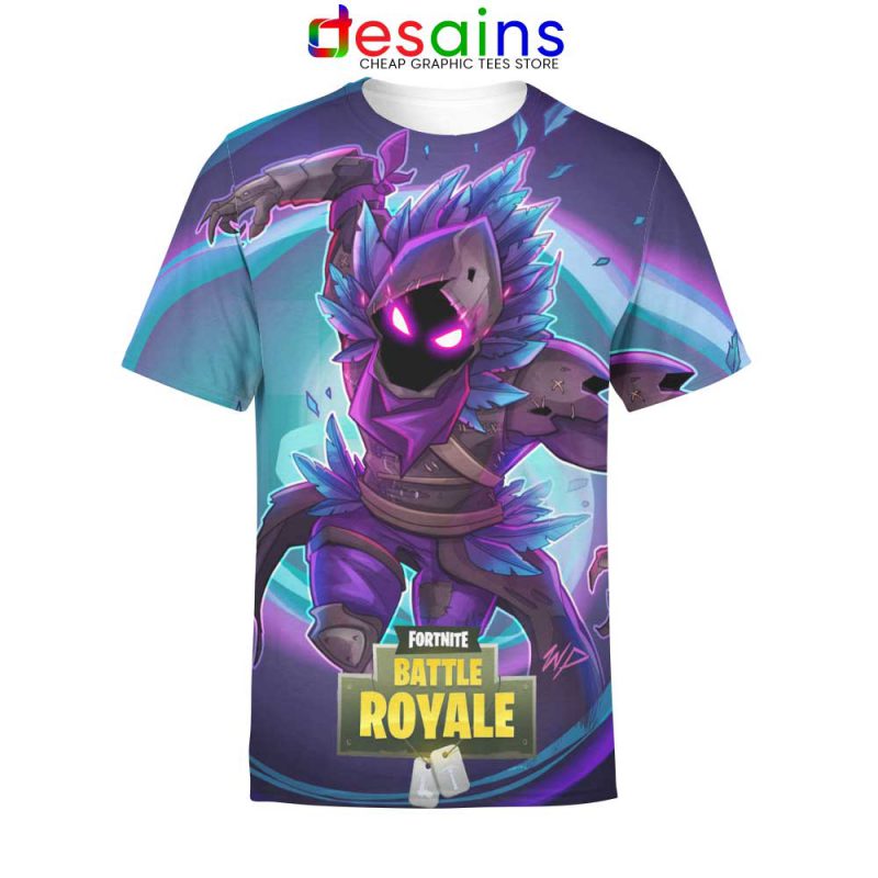 Raven Fortnite Game Tshirt Full Print Designs Tee Shirts S 3xl