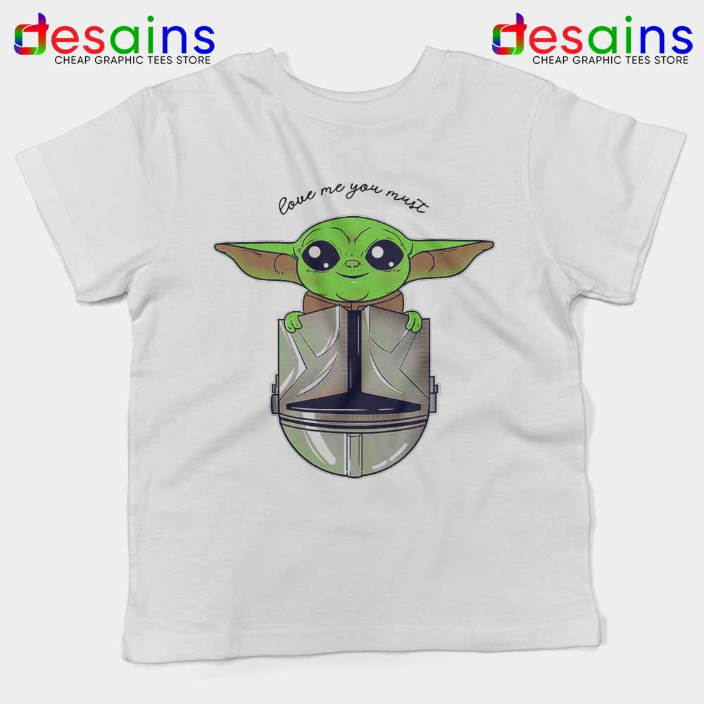 begin Verknald vork Baby Yoda Star Wars Kids Tshirt Love Baby Yoda Tee Shirts Youth
