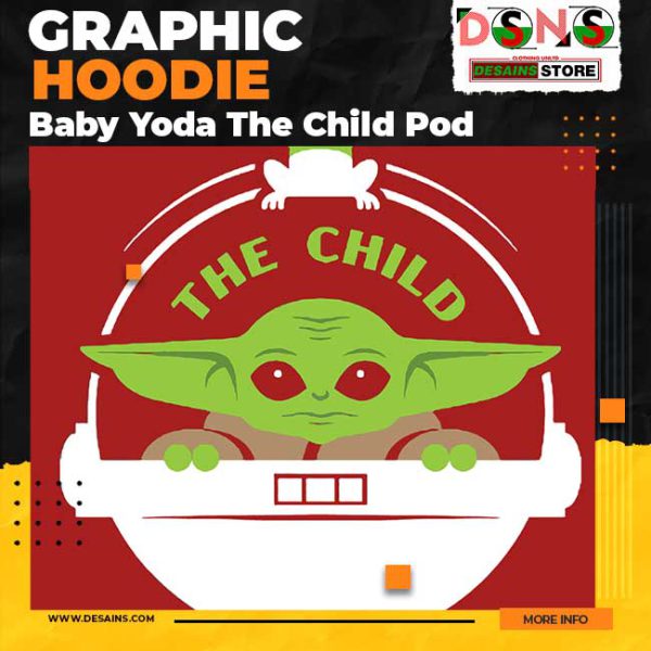 Baby Yoda The Child Pod Graphic Hoodie | The Mandalorian 3