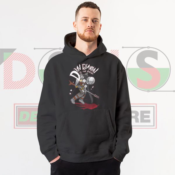 Din Djarin Vs The Galaxy Hoodie A Mandalorian Mashup