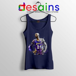 Kobe Bryant La Lakers Blue Tank Top Navy Kobe Bryant Merch