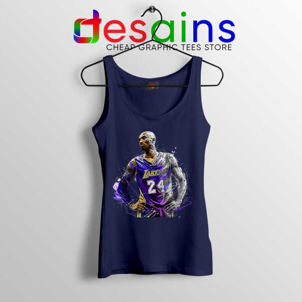 Kobe Bryant La Lakers Blue Tank Top Navy Kobe Bryant Merch