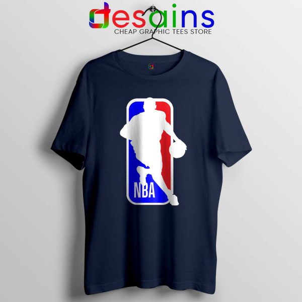 NBA Logo Kobe Bryant Navy Tshirt NBA Merch Mamba Tees