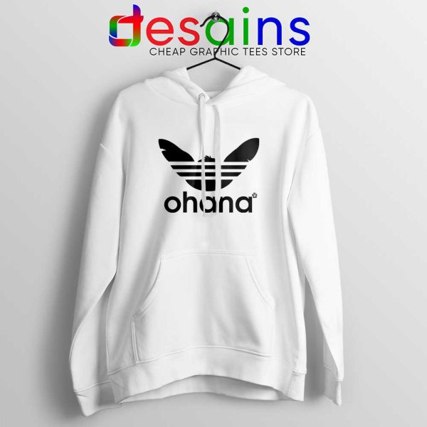 Ohana Three Stripes Hoodie Stitch Ohana Adidas Hoodies S-3XL