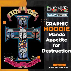 The Mandalorian Meets Appetite for Destruction Graphic Hoodie