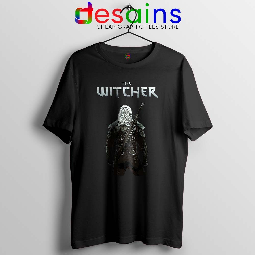 Witcher Geralt of Rivia Tshirt The Witcher Netflix Tee Shirts S-3XL