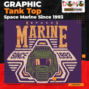 Space Marine Since 1993 Graphic Tank Top 40,000