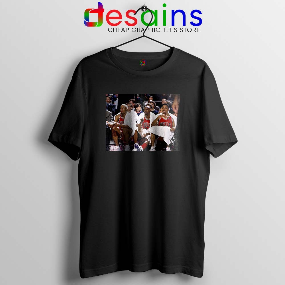 Michael Jordan 3 Peat T Shirt, Crewneck Tee