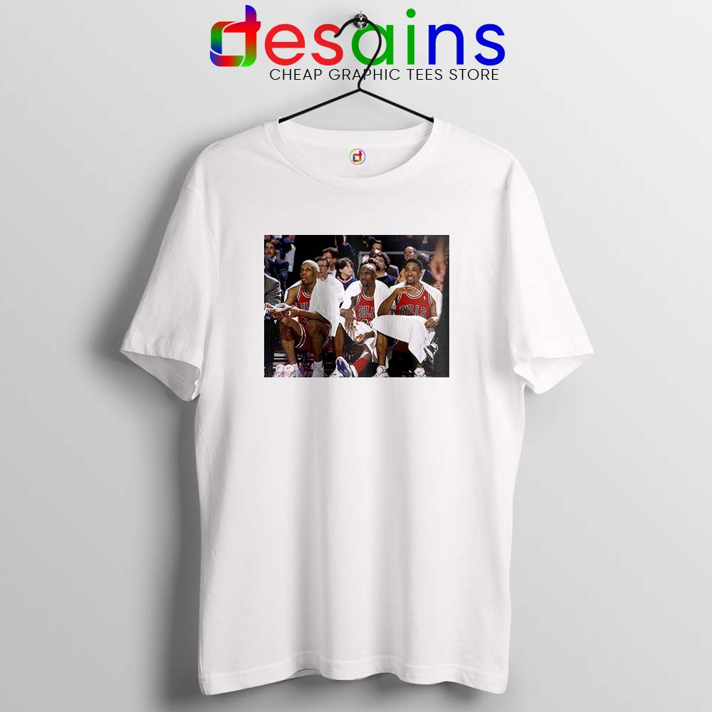 Scottie Pippen with Michael Jordan and Dennis Rodman Kids T-Shirt