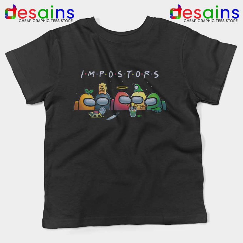 Among Us Impostor Kids Tshirt Vintage Game Youth Tees