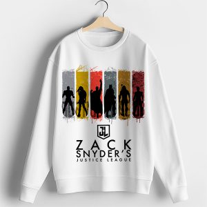 Best Characters Justice League Snyder Cut White Sweatshirt