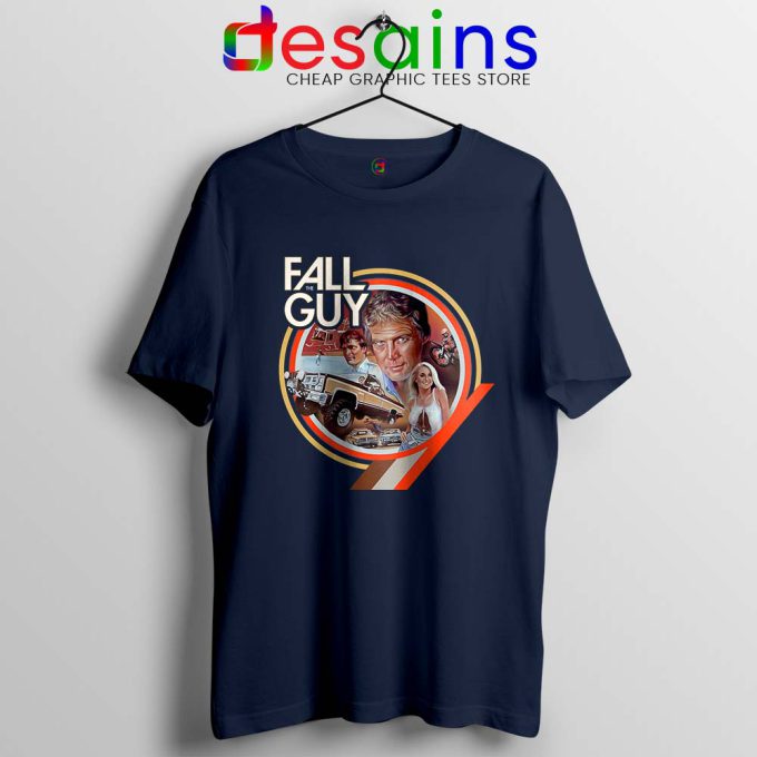 The Fall Guy Tv Show Vintage T Shirt Truck Jumps - Desains.com