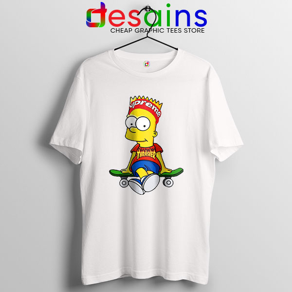 2 Funny Bart Simpson Skateboard T Shirt Skate Pro 