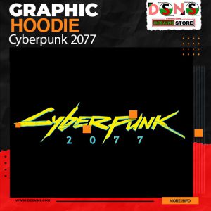 Cyberpunk 2077 Game Logo Graphic Hoodie