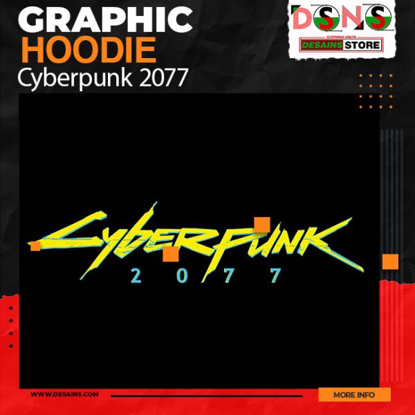 Cyberpunk 2077 Game Logo Graphic Hoodie