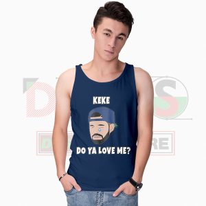 Drake KeKe Do You Love Me In My Feelings Tank top Navy