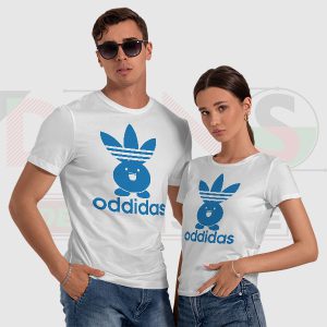 Oddidas Oddish Pokemon Tee Shirt - Adidas Classic Pokemon