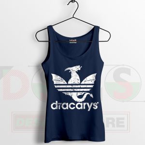 Tank Top Navy Dracarys Dragon Adidas Logo Game Of Thrones